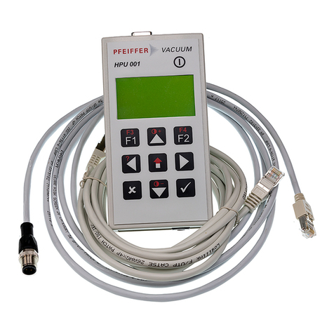Pfeiffer Vacuum HPU 001 User manual