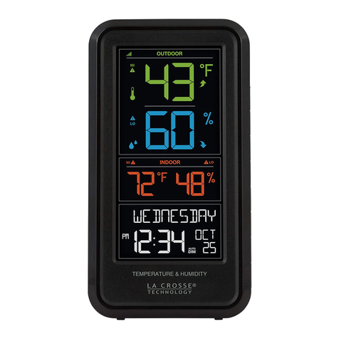 La Crosse Technology S82967 Dimensions