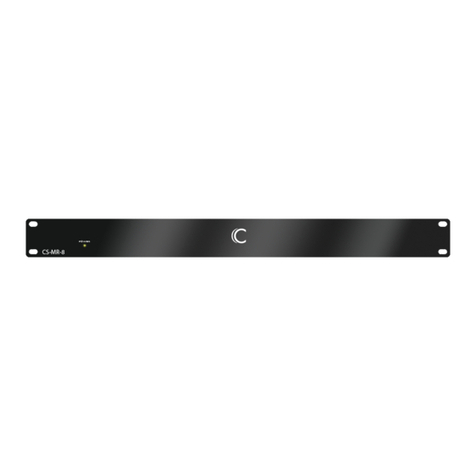 Clare Controls ClareHome CS-MR-8 Installation sheet