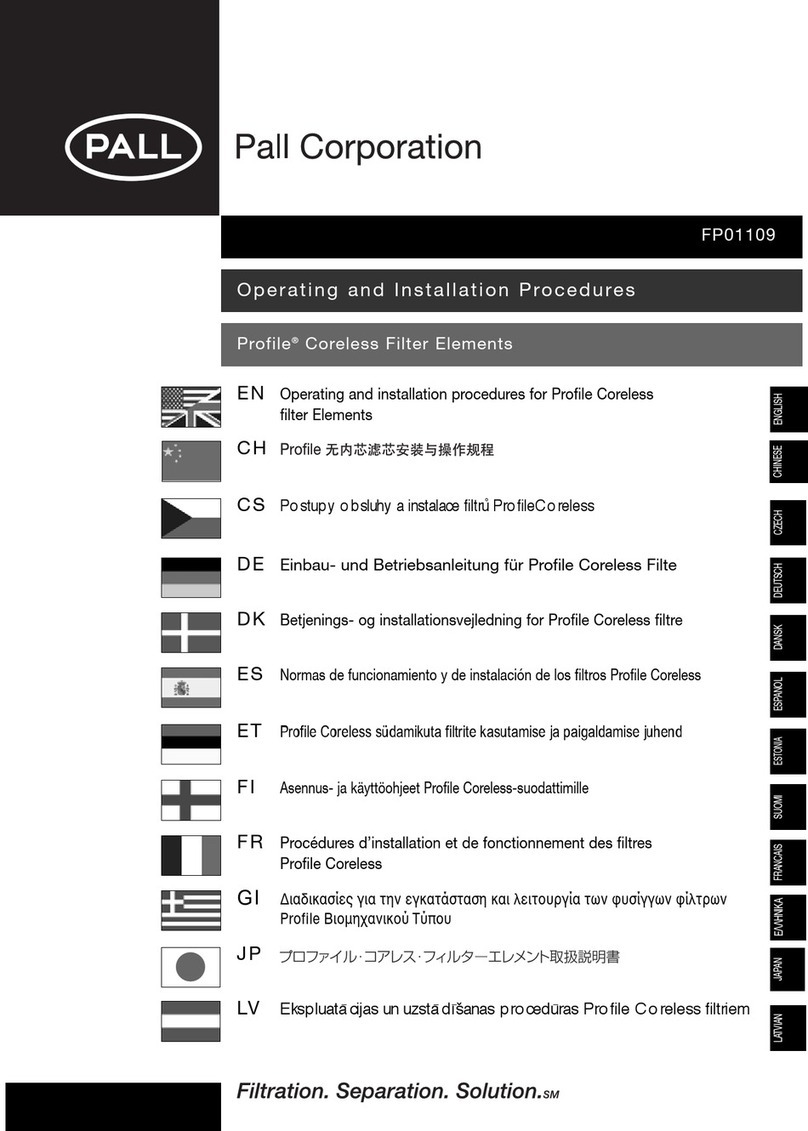 Pall Profile User manual