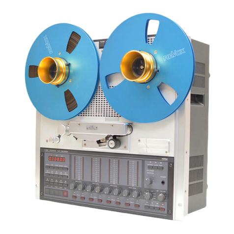 STUDER REVOX C278 operating instructions