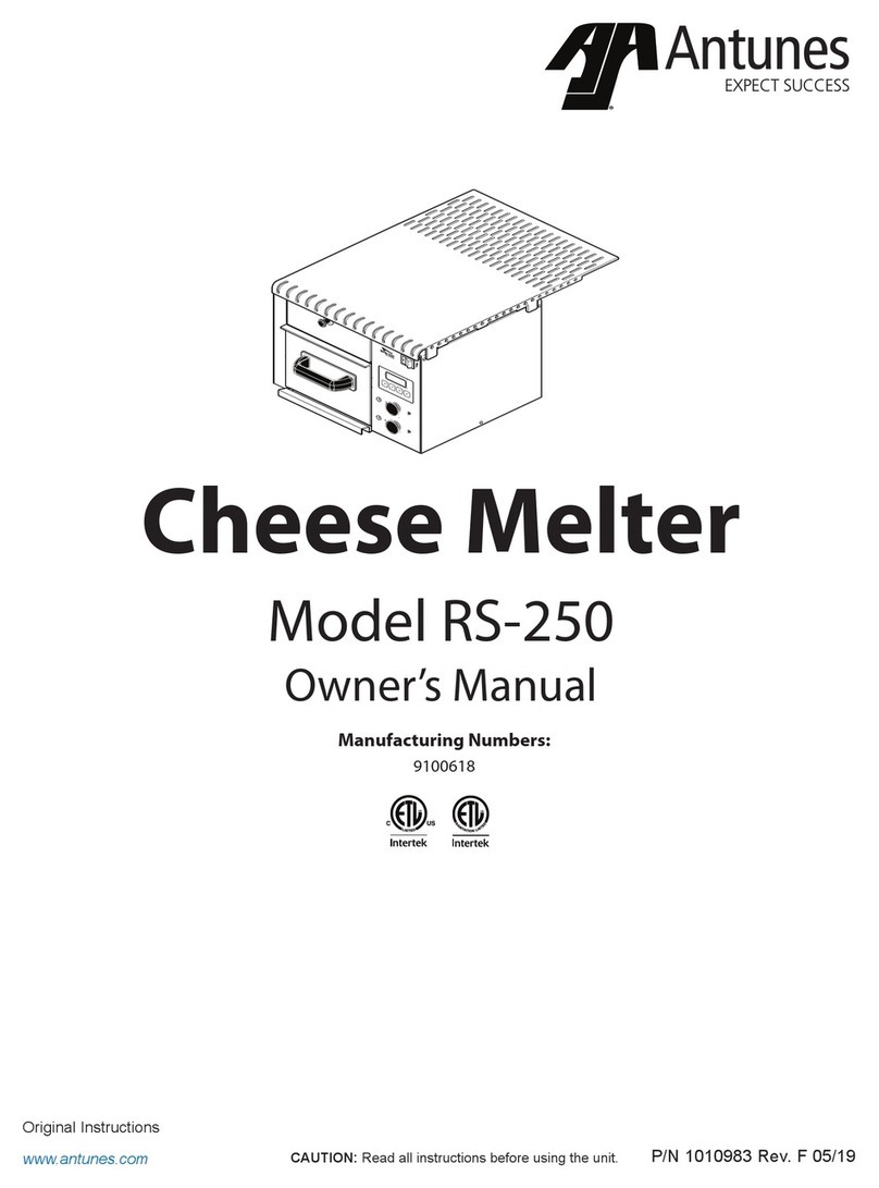 Antunes RS-250 owner's manual