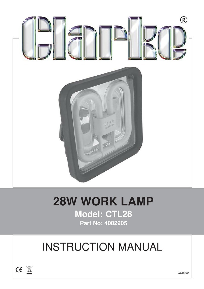 Clarke CTL28 User manual