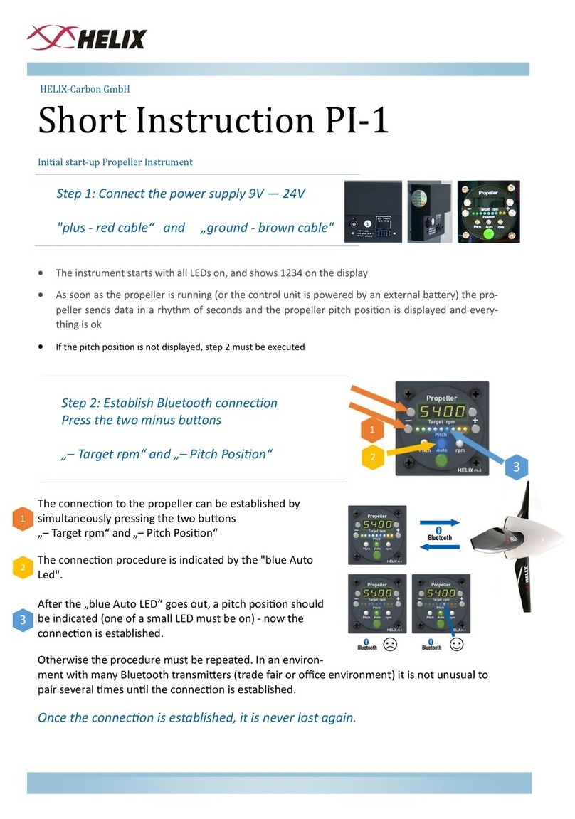 HELIX Propeller Instrument PI-1 Short Instruction