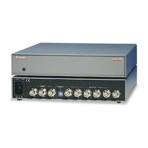 Extron electronics CVC 100 user guide