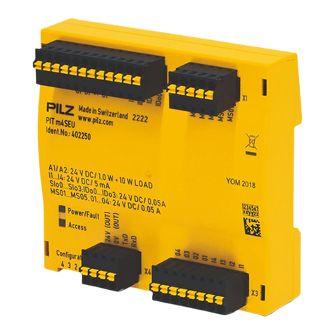 Pilz PIT m4SEU operating manual
