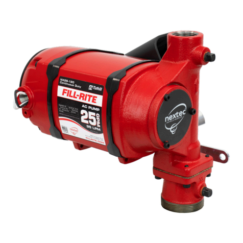 Tuthill nextec FILL-RITE NX25-120 Series Installation and operation manual