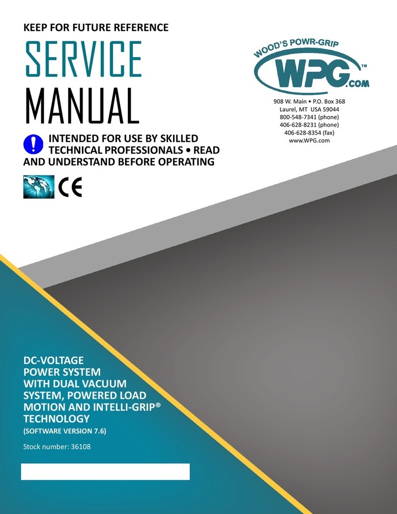 WPG INTELLI-GRIP 36108 Service manual