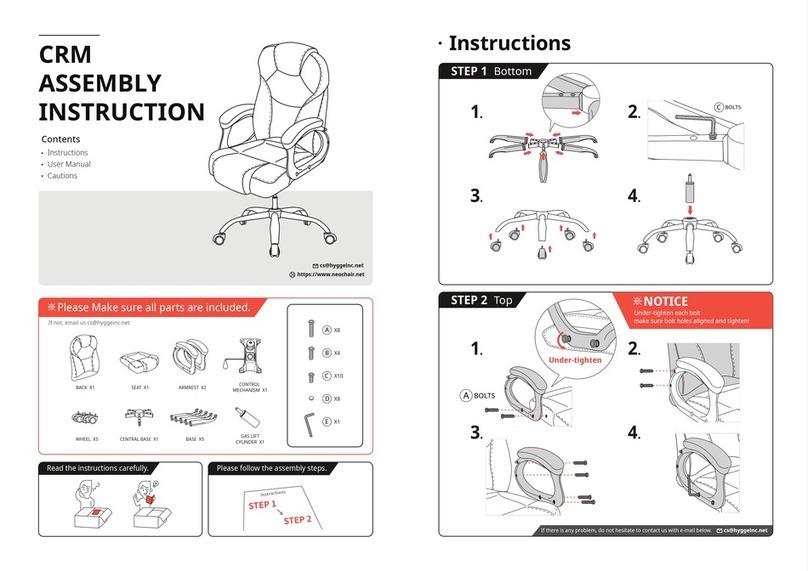 Neo Chair CRM Assembly instruction Neo Chair CRM Assembly instruction
