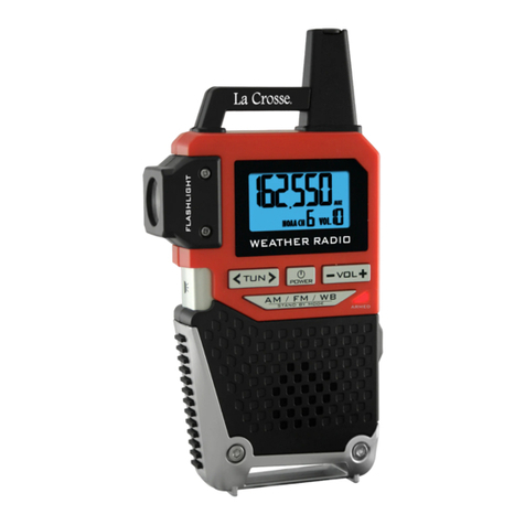 La Crosse Technology 810-1461 Dimensions