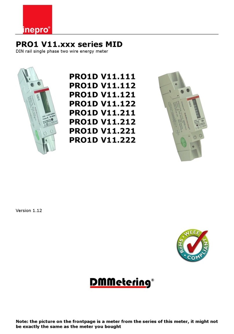 Inepro DMMetering PRO1 V11 Series manual