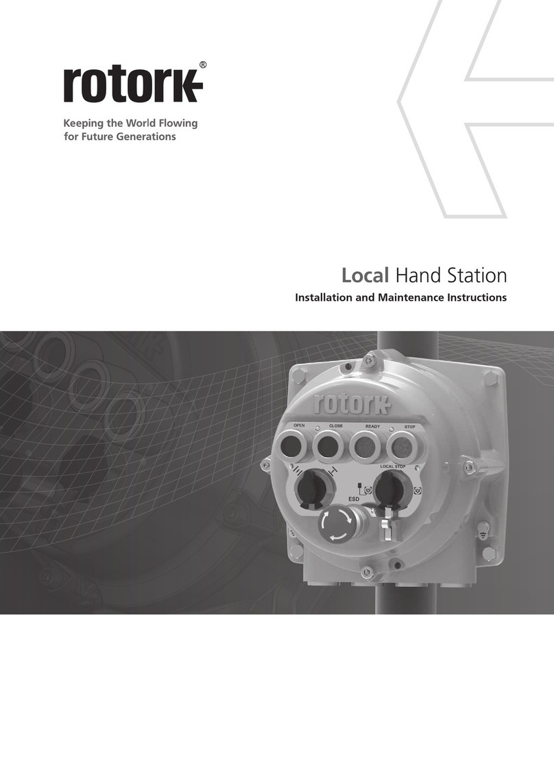 rotork LHS Installation and maintenance instructions