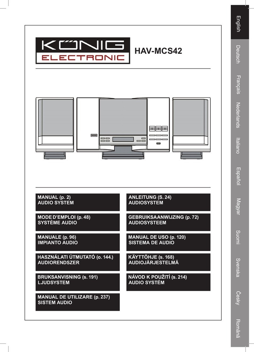 König Electronic HAV-MCS42 manual