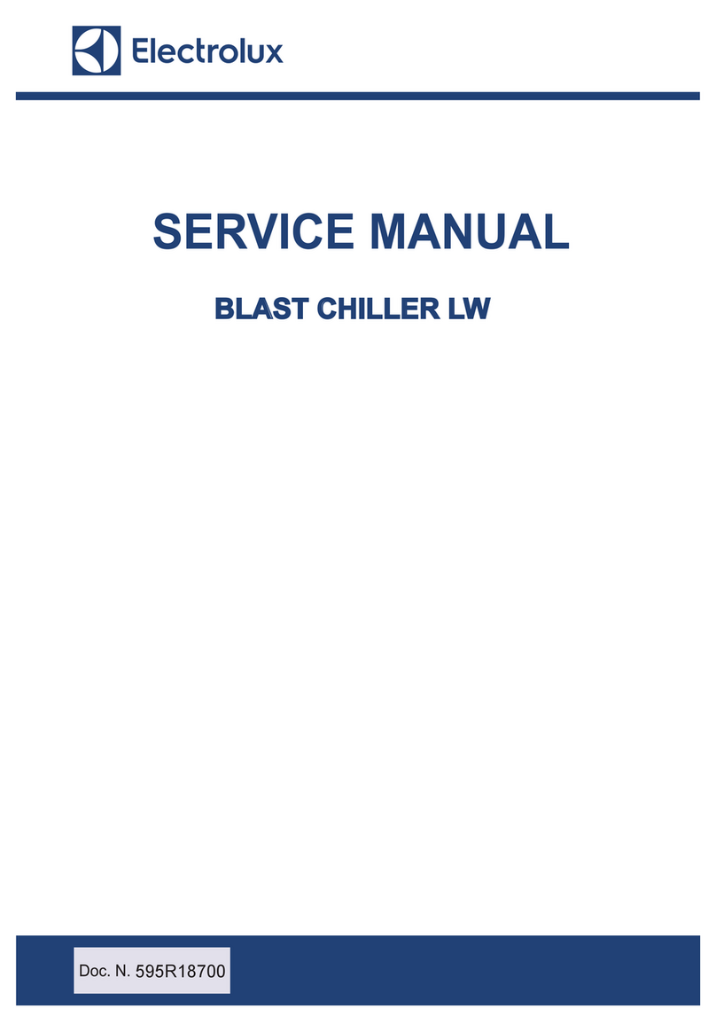 Electrolux BLAST CHILLER LW User manual