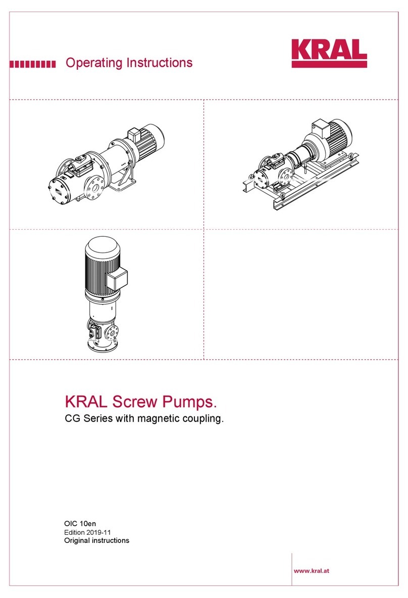 KRAL CG Series User manual