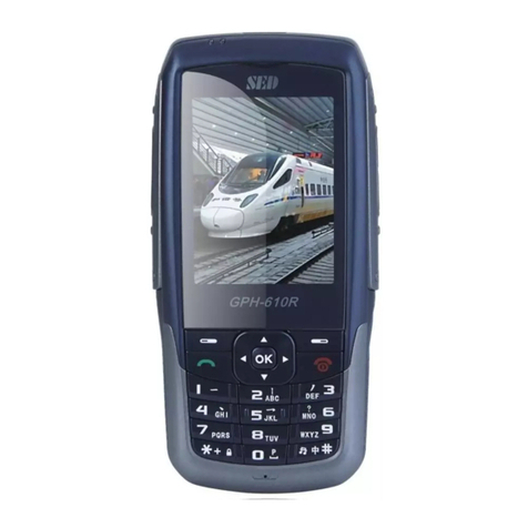 SED GPH-610R User manual