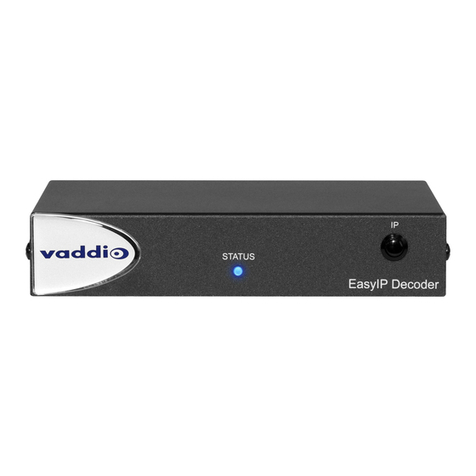 LEGRAND VADDIO EasyIP Decoder installation guide