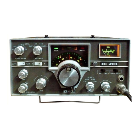 Icom IC-201 User manual