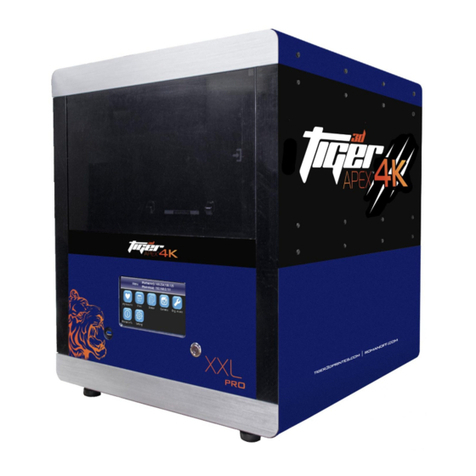 Tiger 3D Printers APEX XL Operation manual