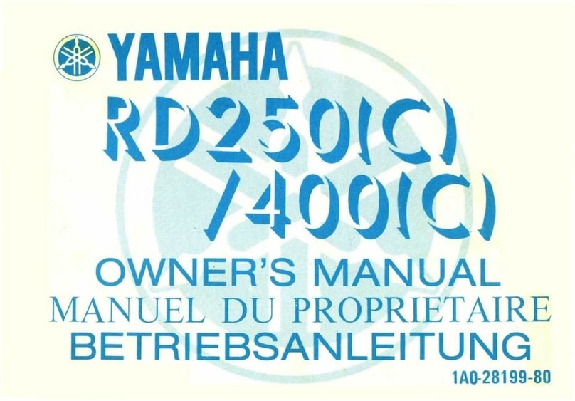 Yamaha RD250(C) User manual Yamaha RD250(C) User manual