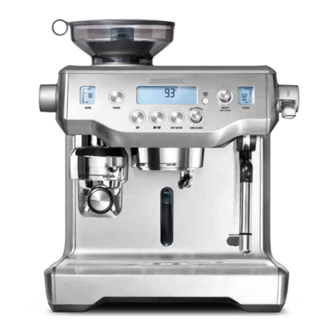 Gastroback DESIGN ESPRESSO ADVANCED PROFESSIONAL User manual