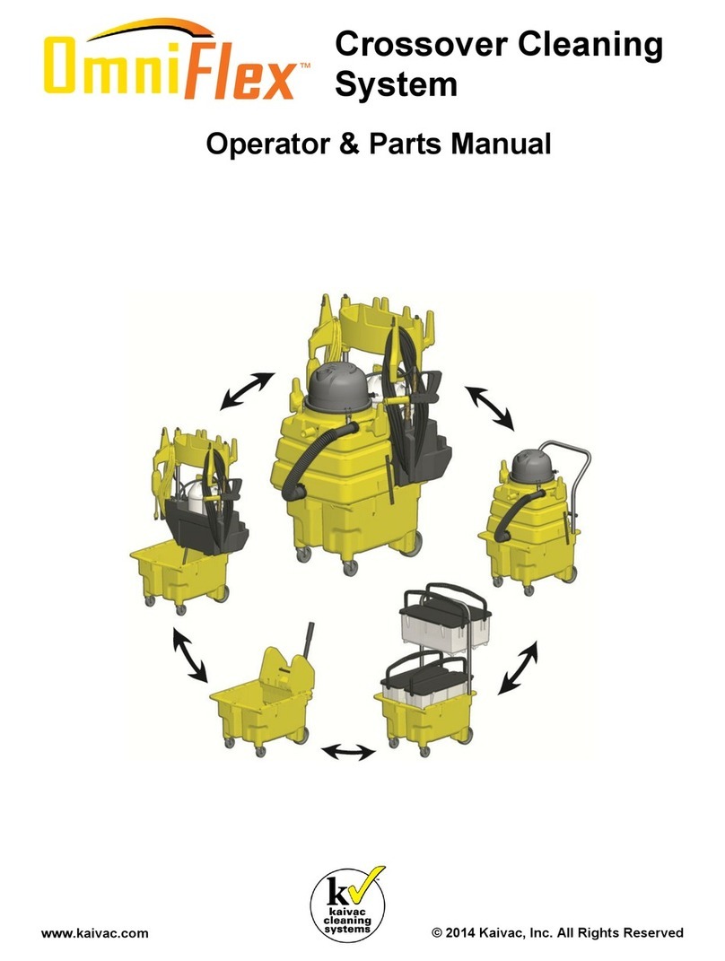 Kaivac OmniFlex AUTOVAC BATTERY Programming manual