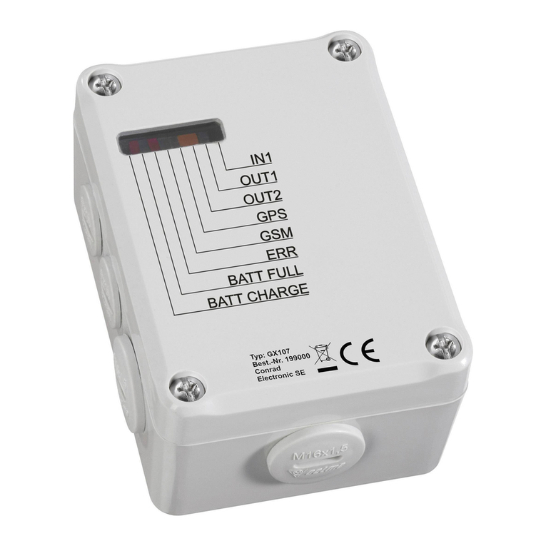 Conrad GX107 operating instructions