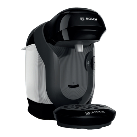 Bosch TASSIMO style TAS110 Series User manual