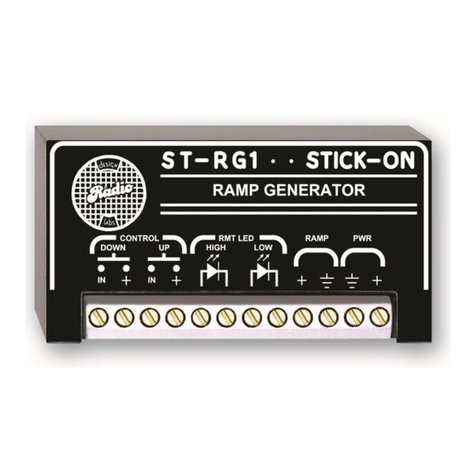 RDL STICK-ON ST-RG1 quick start guide