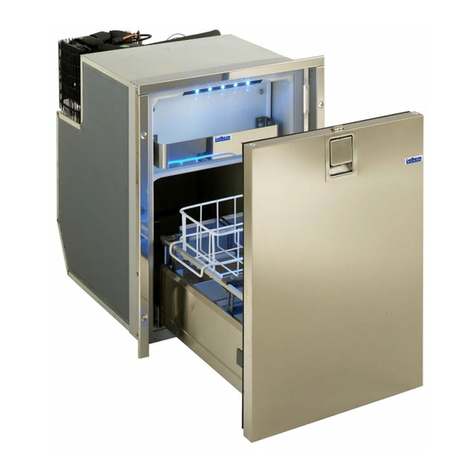 Indel Webasto Marine Isoterm Drawer Inox Series Installation and usage instructions