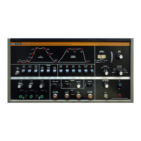 B&K 415 User manual