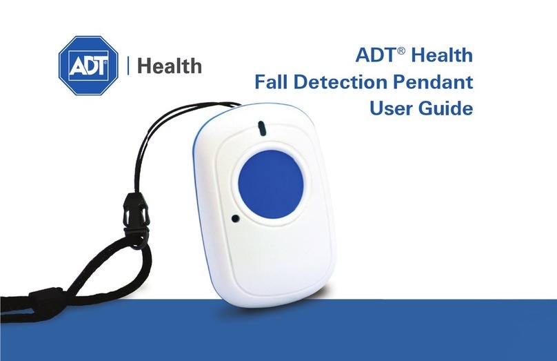 ADT Health Fall Detection Pendant User manual