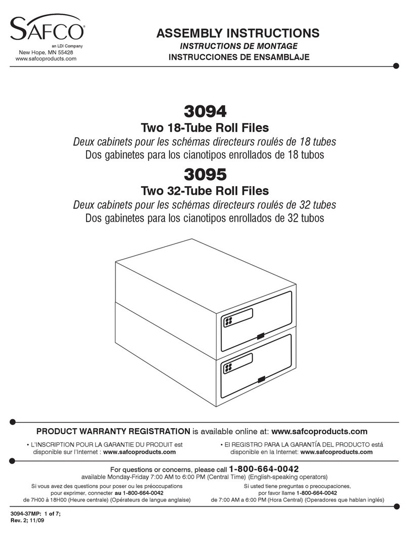 LDI Safco 3094 Assembly instructions