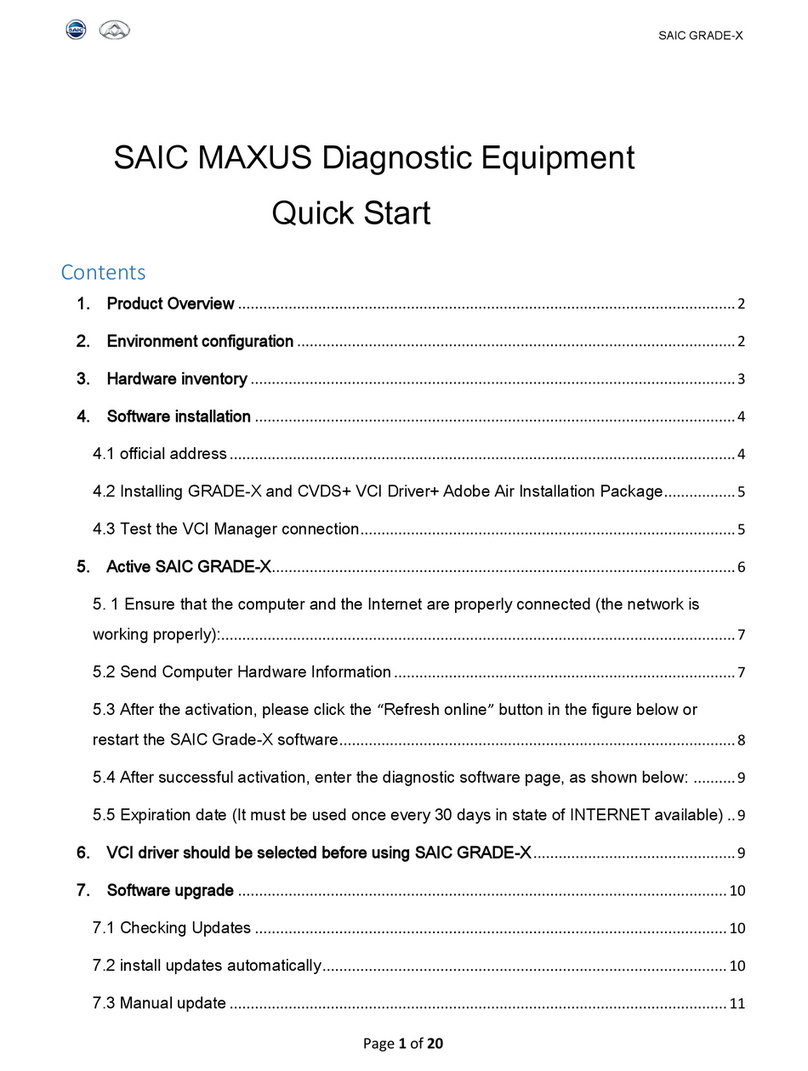 SAIC MAXUS VCI 6520 quick start