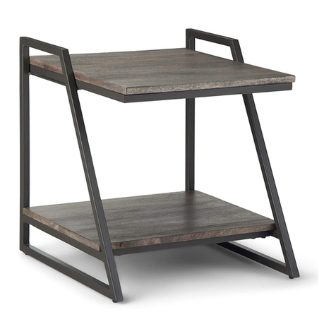 Simpli Home Wynden Hall Brooklyn+Max END TABLE AXCBXT-03 User manual Simpli Home Wynden Hall Brooklyn+Max END TABLE AXCBXT-03 User manual
