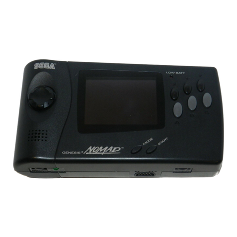 Sega Genesis Nomad MK-6100 User manual Sega Genesis Nomad MK-6100 User manual