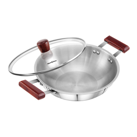 Hawkins Futura Nonstick Flat Bottom Deep-Fry Pan 2.5... manual