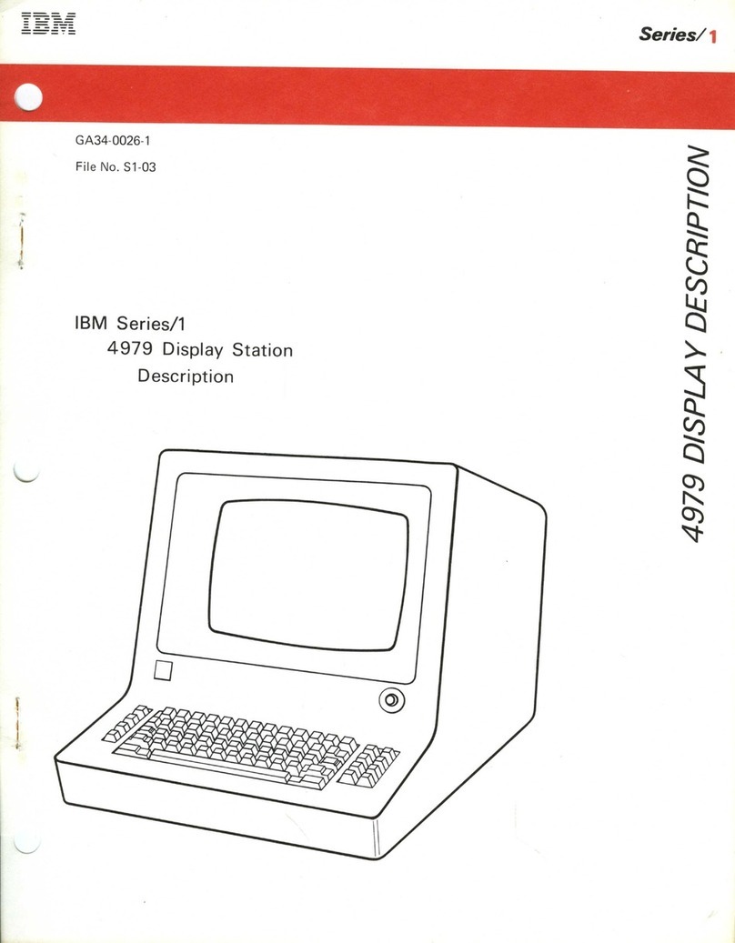 IBM 4979 Operating and installation instructions IBM 4979 Operating and installation instructions