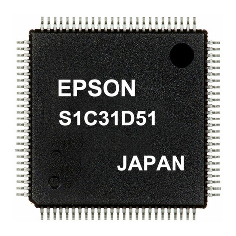 Epson Buzzer S1C31D51 User manual