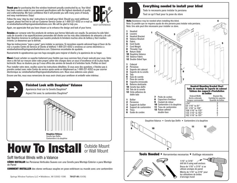 BEST EXPERIENCE Springs Window Fashions Soft Vertical Blinds with a... How to install BEST EXPERIENCE Springs Window Fashions Soft Vertical Blinds with a... How to install