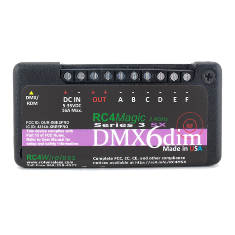 RC4 Wireless RC4Magic 3 Series User manual
