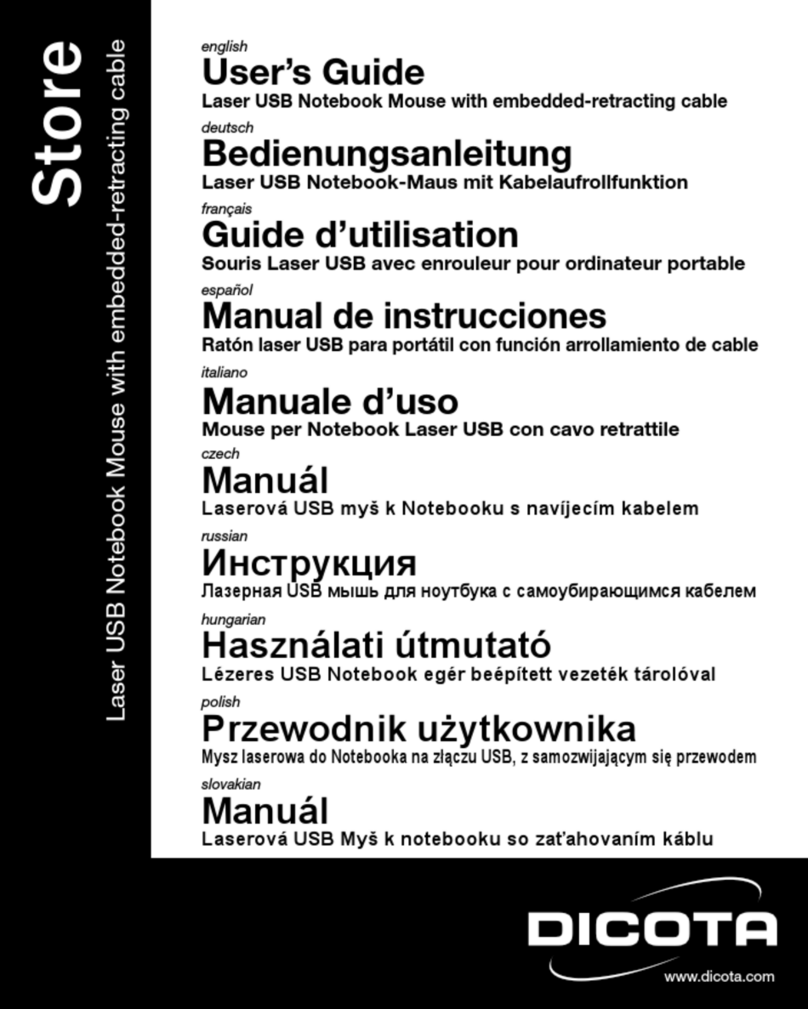 Dicota Store User manual