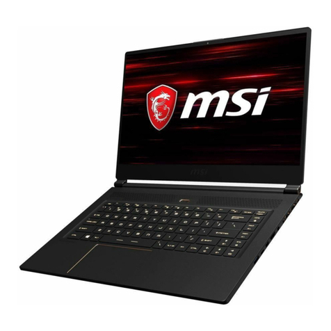 MSI GS65 Stealth THIN-053 Instructions for use