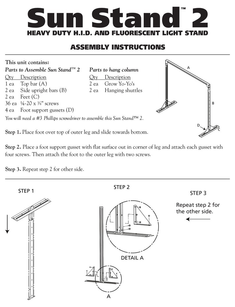 Sunsystem Sun Stand 2 Assembly instructions