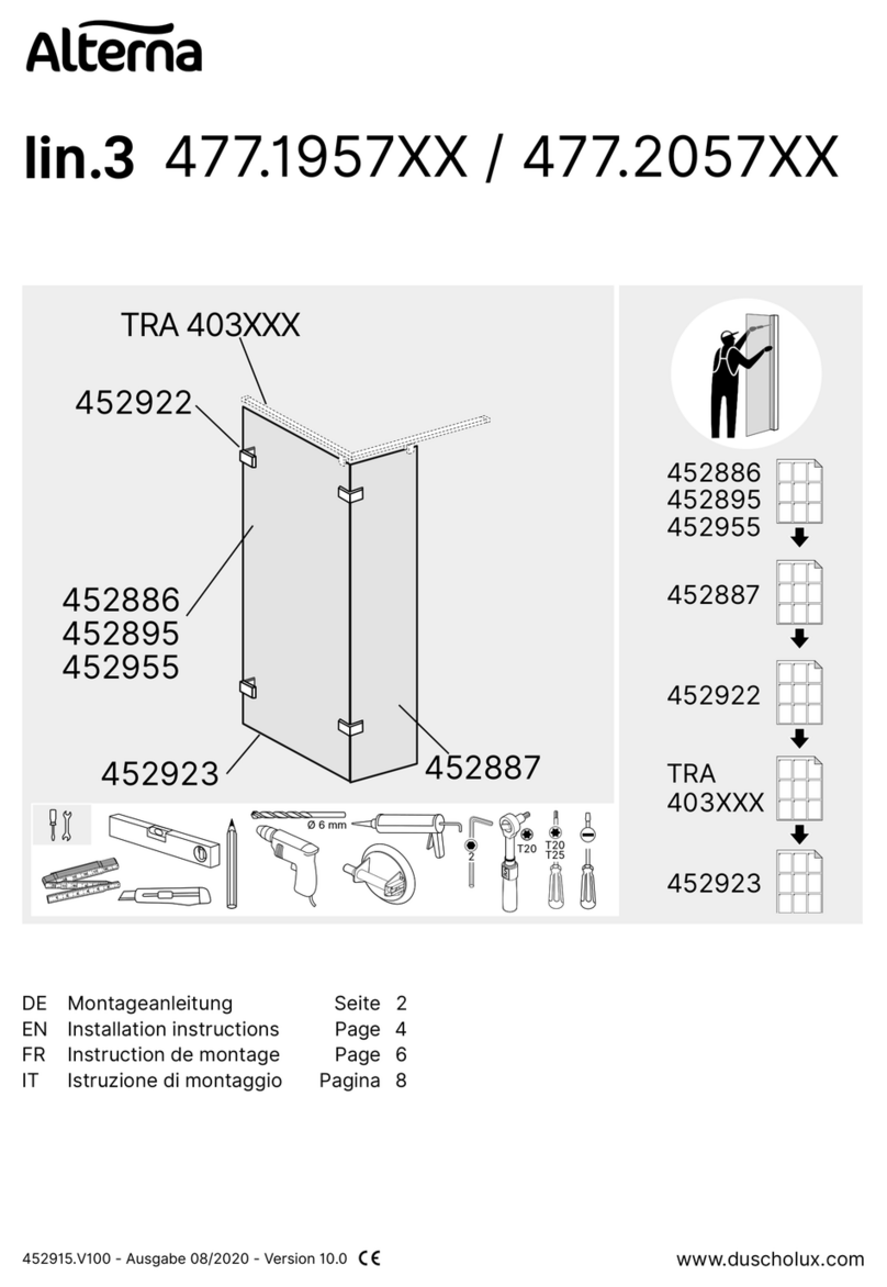 Alterna lin.3 477.1957 Series User manual