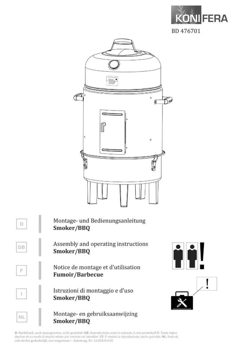 Konifera BD 476701 Assembly and operating instructions
