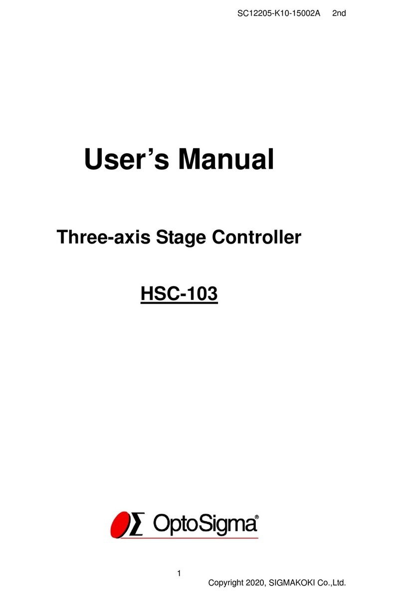 SIGMAKOKI OptoSigma HSC-103 user manual