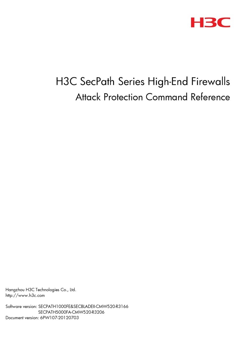 H3C SecPath Series Installation manual