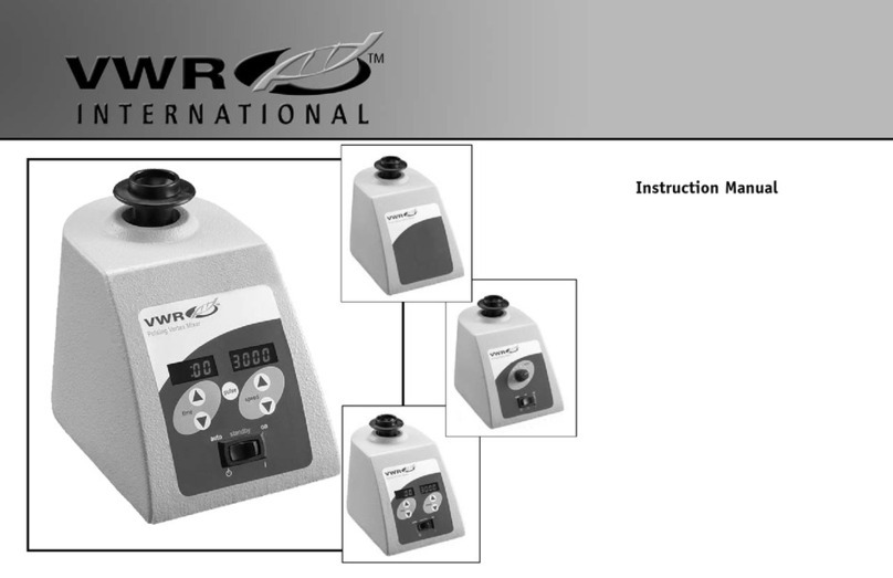 VWR Vortex Mixer instruction manual