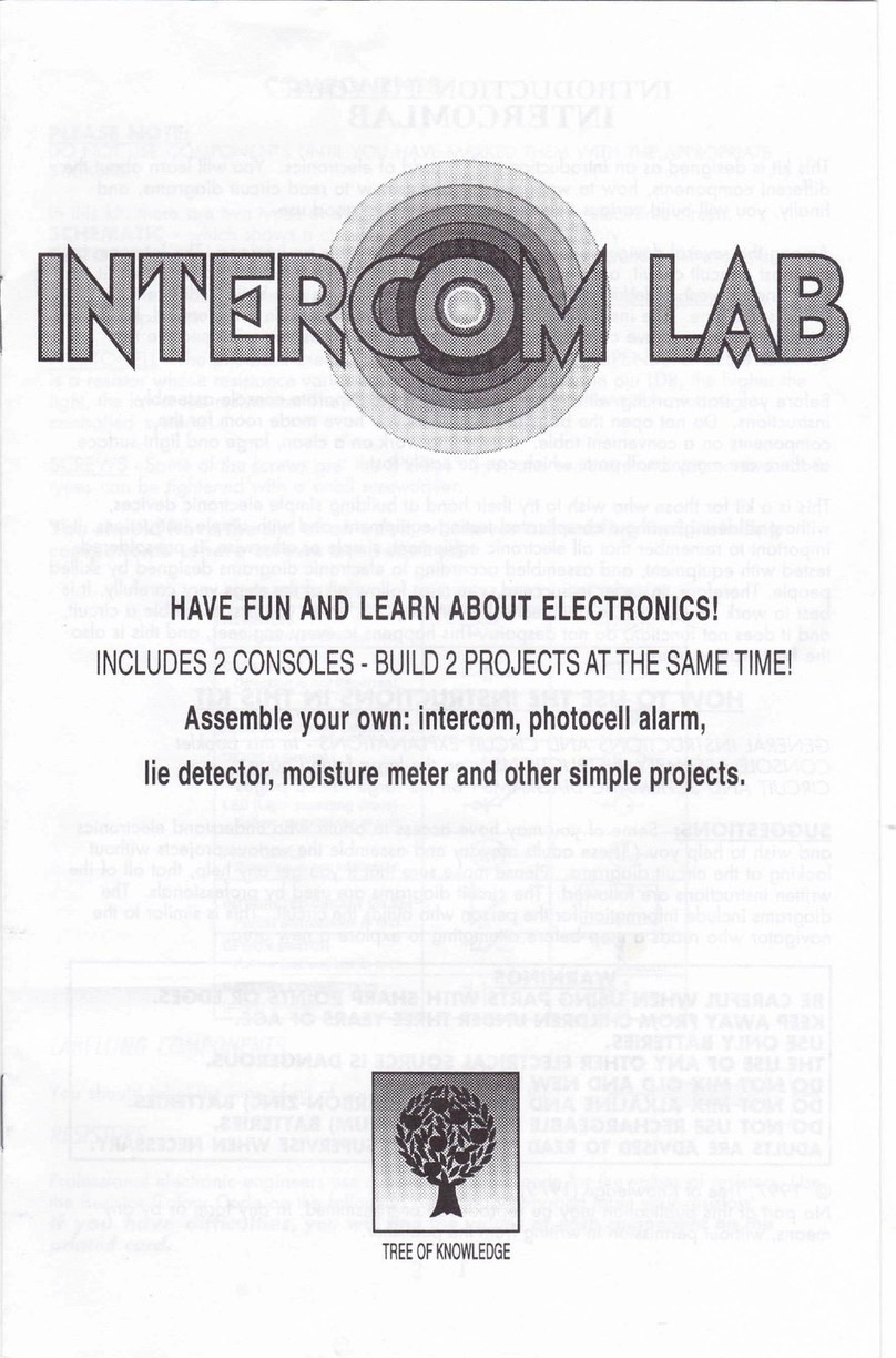 Powercom Tree of Knowledge INTERCOM LAB manual